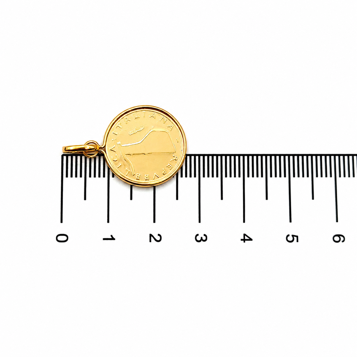 Ciondolo - 18 carati Oro giallo - Made in Italy - Handmade