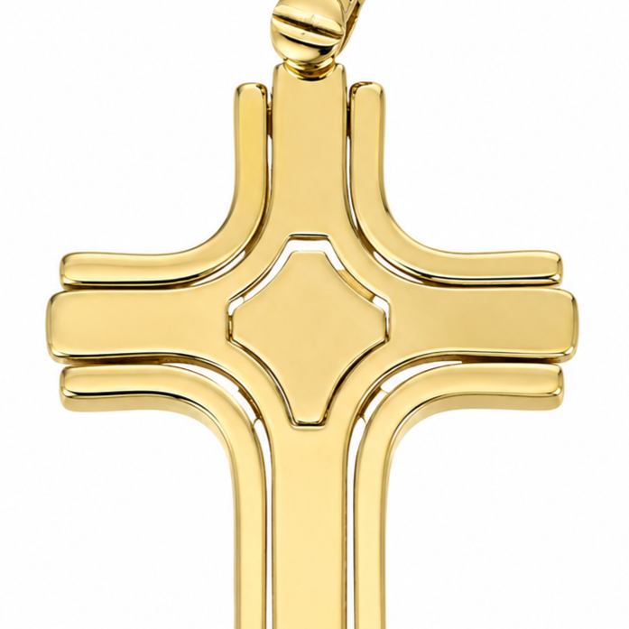 Ciondolo - 18 carati Oro giallo - Made in Italy - Handmade