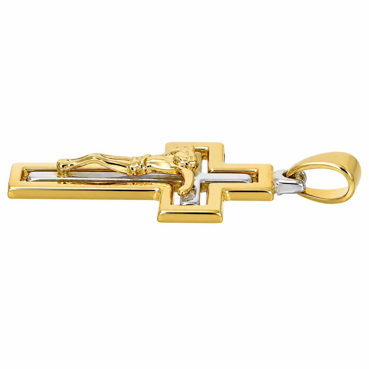 Ciondolo - 18 carati Oro giallo, Oro bianco - Made in Italy - Handmade