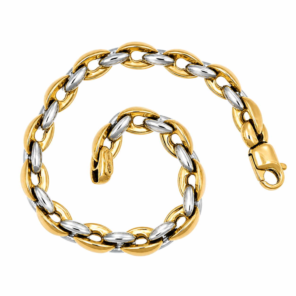 Bracciale - 18 carati Oro giallo, Oro bianco