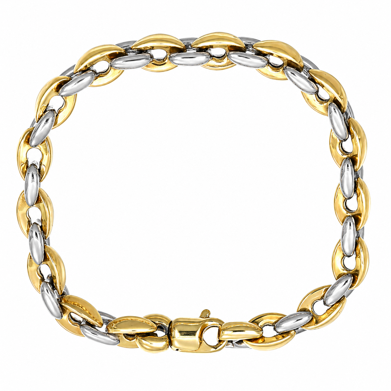 Bracciale - 18 carati Oro giallo, Oro bianco