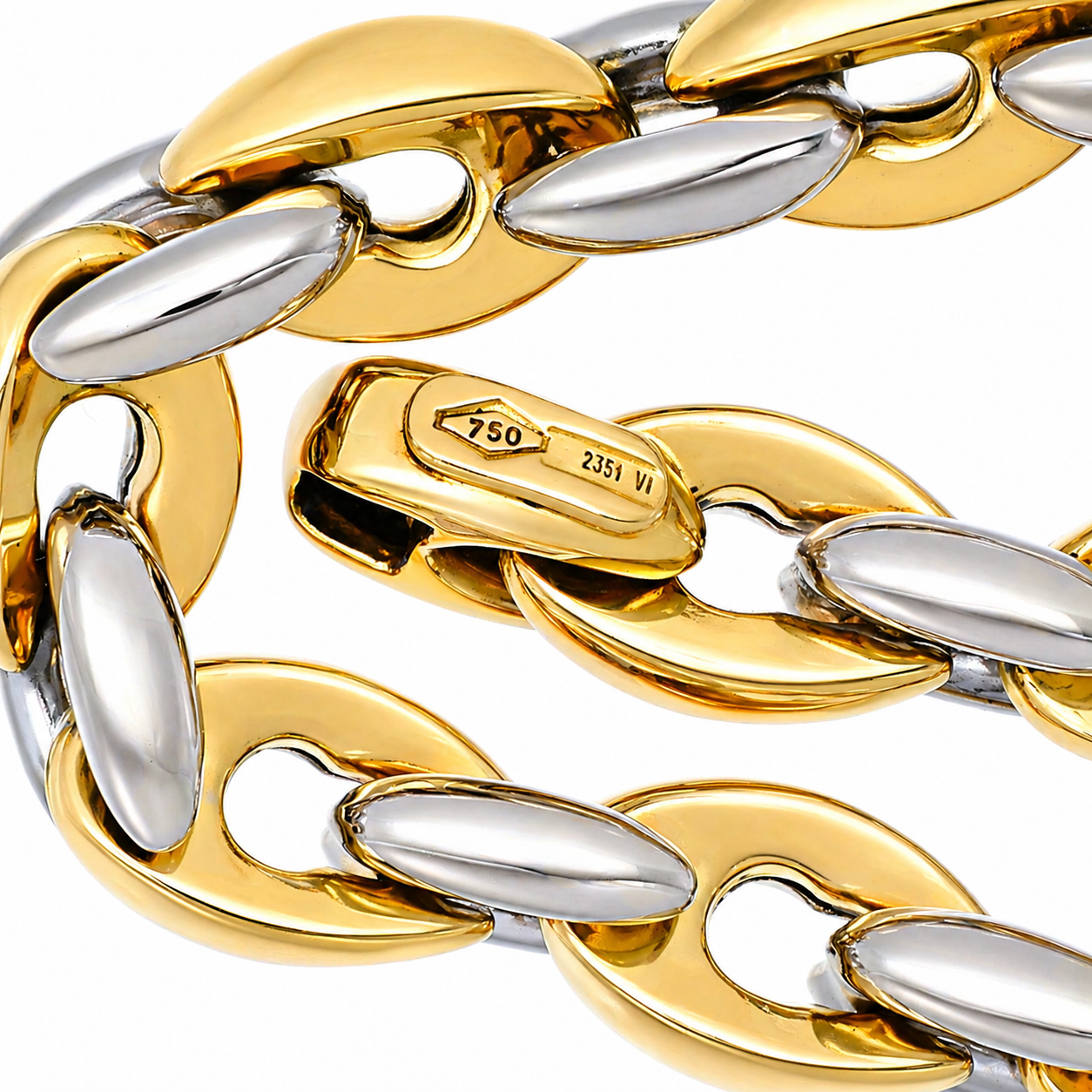 Bracciale - 18 carati Oro giallo, Oro bianco