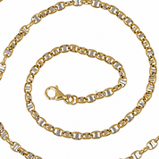 Collana - 18 carati Oro giallo, Oro bianco - Made in Italy - Handmade