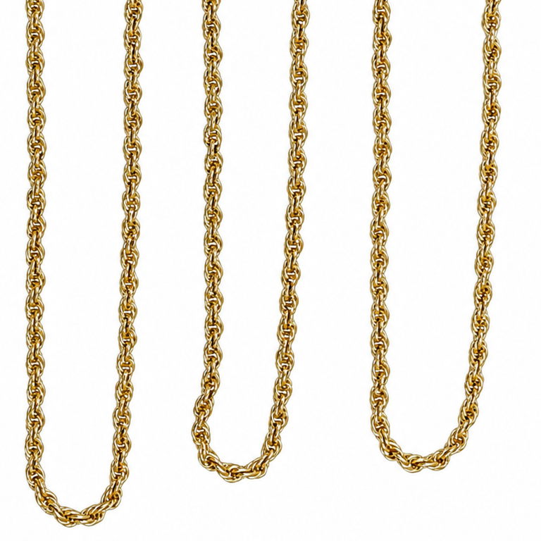 Collana - 18 carati Oro giallo - Made in Italy - Handmade