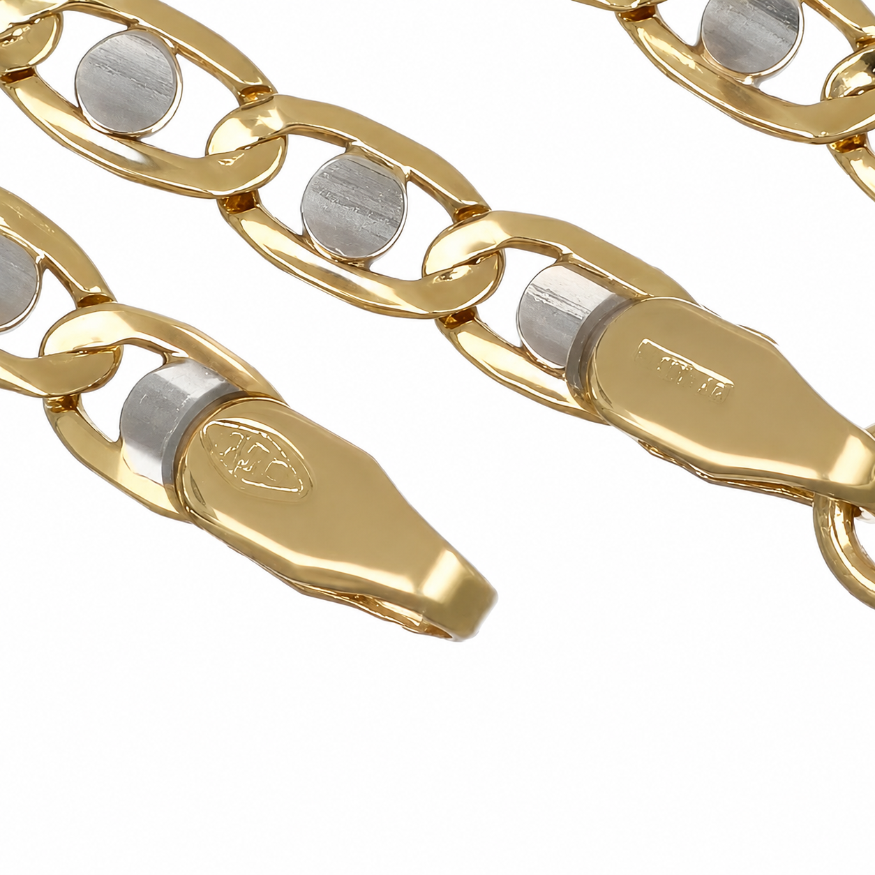 Collana - 18 carati Oro giallo, Oro bianco - Made in Italy - Handmade