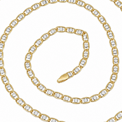 Collana - 18 carati Oro giallo, Oro bianco - Made in Italy - Handmade