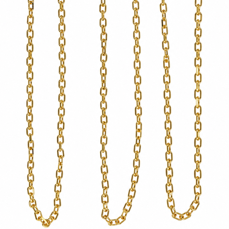 Collana - 18 carati Oro giallo - Made in Italy - Handmade
