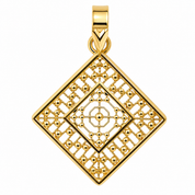 Ciondolo - 18 carati Oro giallo - Made in Italy - Handmade