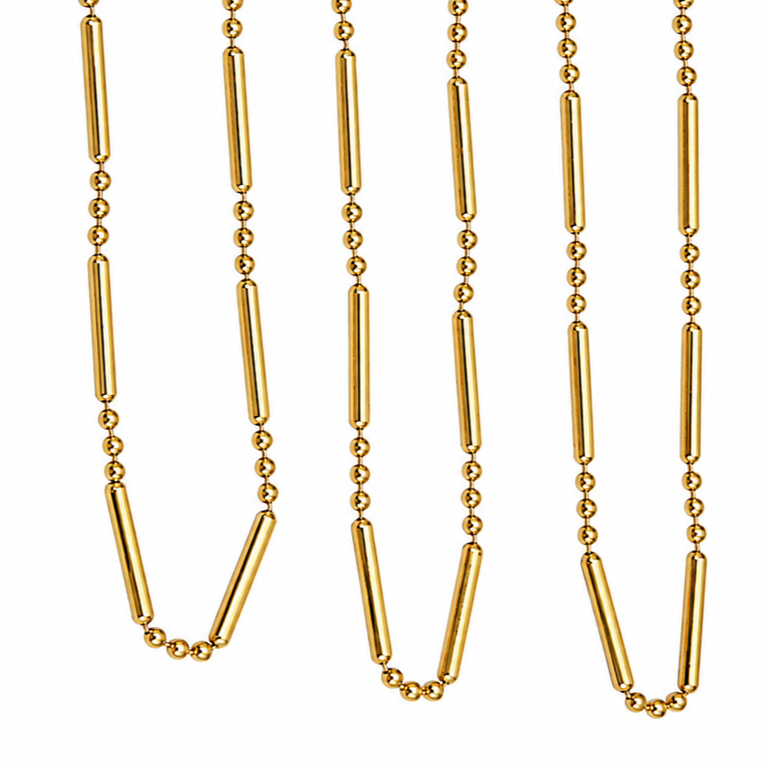 Collana - 18 carati Oro giallo - Made in Italy - Handmade