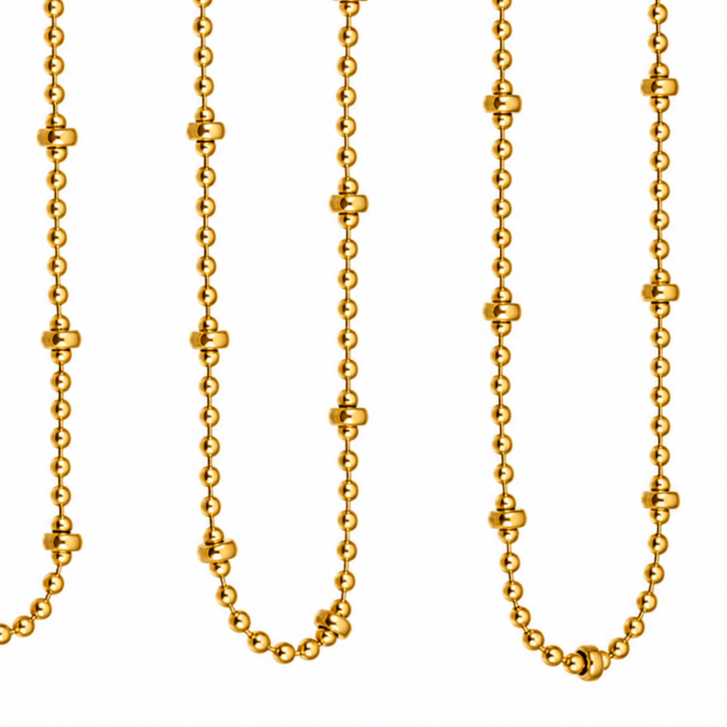 Collana - 18 carati Oro giallo - Made in Italy - Handmade