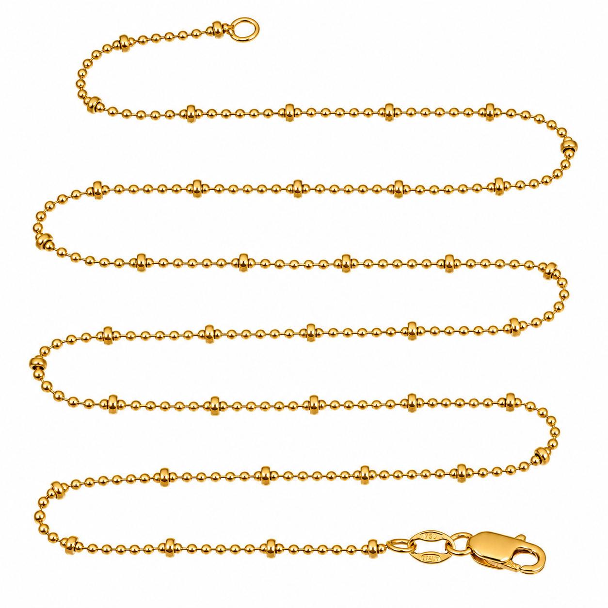 Collana - 18 carati Oro giallo - Made in Italy - Handmade