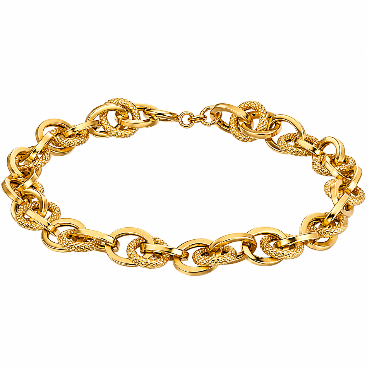 Bracciale - 18 carati Oro giallo - Handmade - Made in Italy