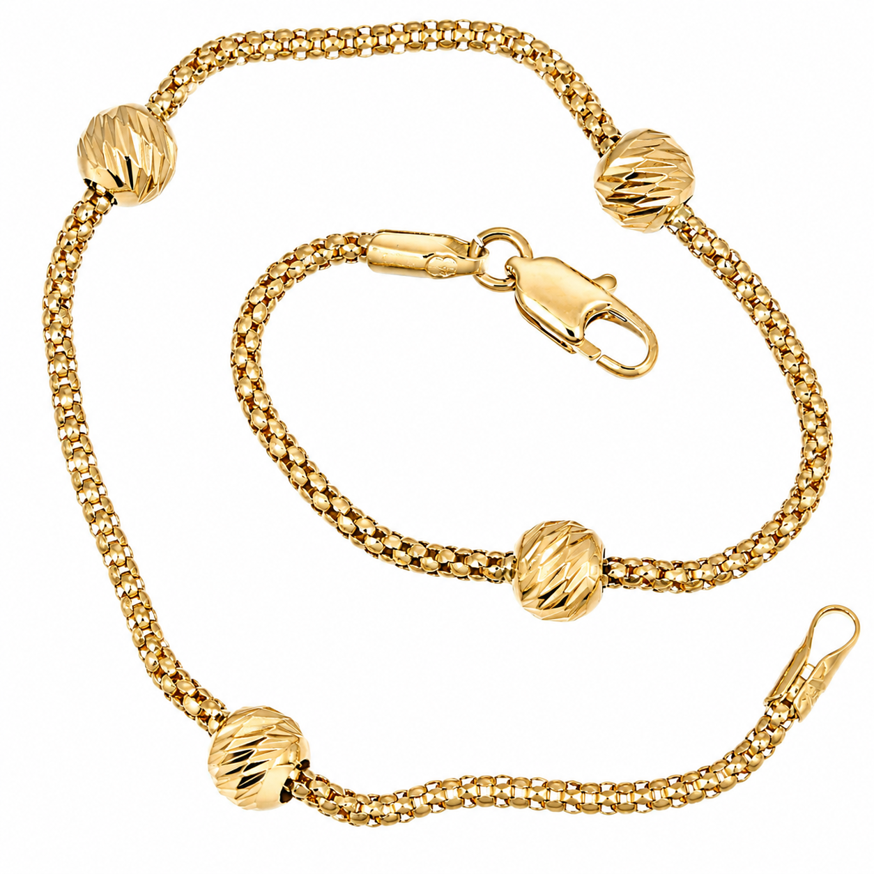 Bracciale - 18 carati Oro giallo - Handmade - Made in Italy