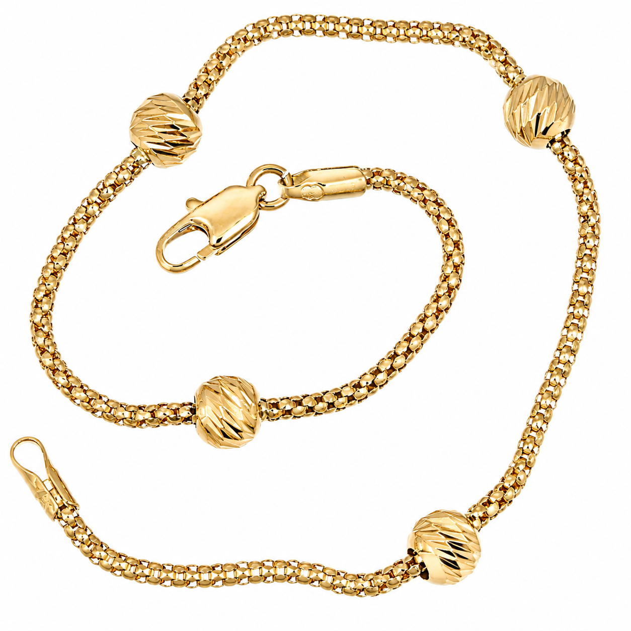 Bracciale - 18 carati Oro giallo - Handmade - Made in Italy