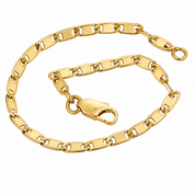 Bracciale - 18 carati Oro giallo - Handmade - Made in Italy
