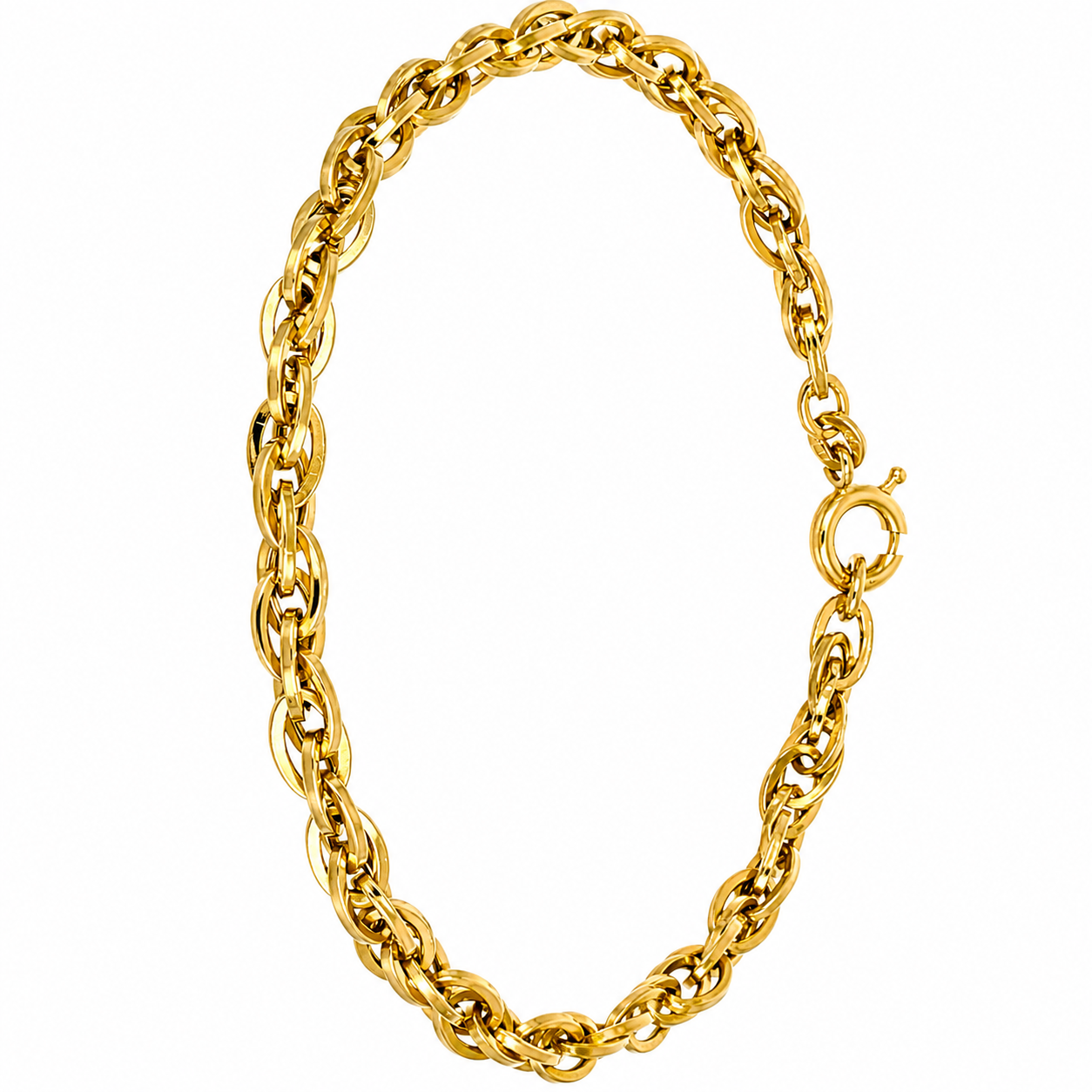 Bracciale - 18 carati Oro giallo - Handmade - Made in Italy