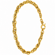 Bracciale - 18 carati Oro giallo - Handmade - Made in Italy