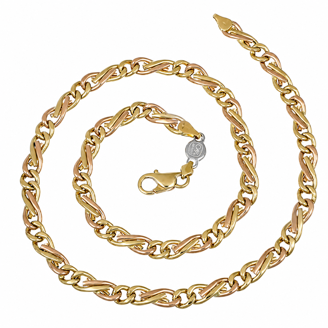 Collana - 18 carati Oro giallo, Oro bianco - Made in Italy - Handmade