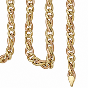 Collana - 18 carati Oro giallo, Oro bianco - Made in Italy - Handmade