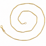 Collana - 18 carati Oro giallo - Made in Italy - Handmade
