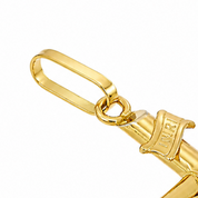 Ciondolo - 18 carati Oro giallo - Made in Italy - Handmade