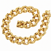 Bracciale - 18 carati Oro giallo - Handmade - Made in Italy