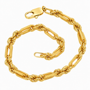 Bracciale - 18 carati Oro giallo - Handmade - Made in Italy