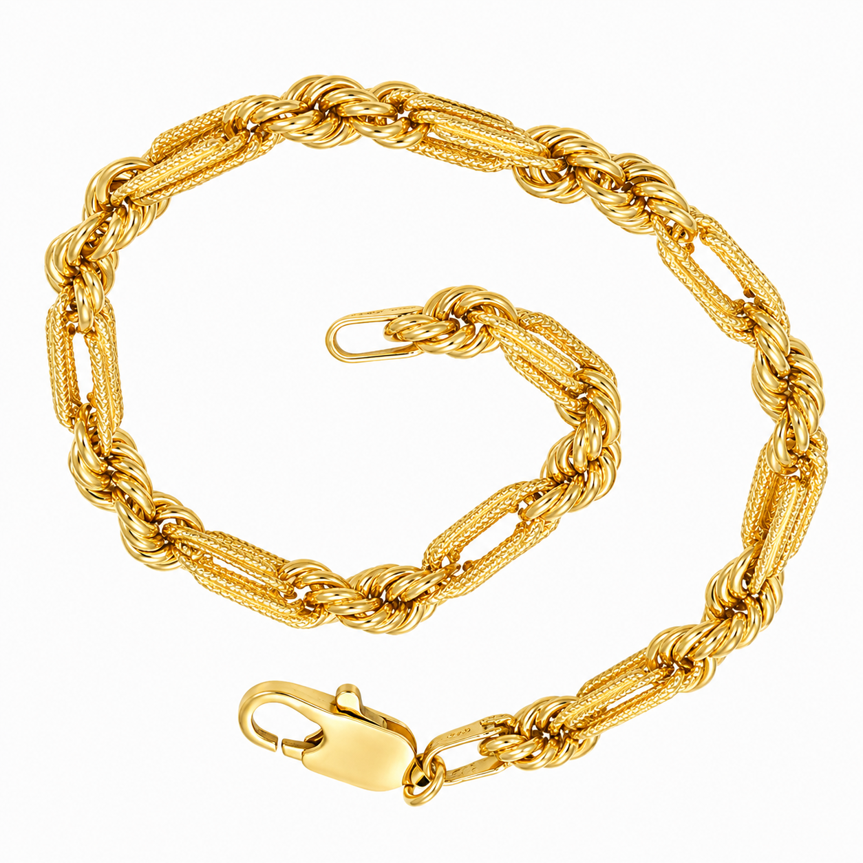 Bracciale - 18 carati Oro giallo - Handmade - Made in Italy