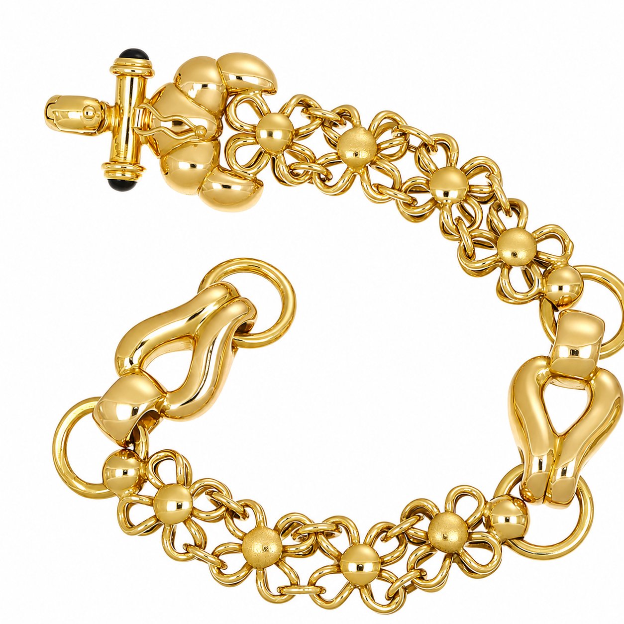 Bracciale - 18 carati Oro giallo - Handmade - Made in Italy
