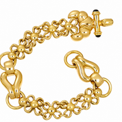 Bracciale - 18 carati Oro giallo - Handmade - Made in Italy