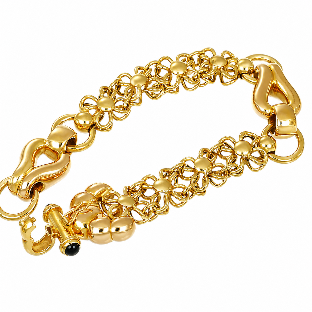 Bracciale - 18 carati Oro giallo - Handmade - Made in Italy