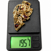 Collana - 18 carati Oro giallo - 6.00ct. tw. Tormalina - Made in Italy - Handmade