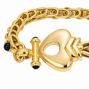 Bracciale - 18 carati Oro giallo - 0.45ct. tw. Zaffiro - Made in Italy -Handmade