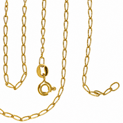 Collana con ciondolo - 18 carati Oro giallo - 3.90ct. tw. Zaffiro - Made in Italy - Handmade
