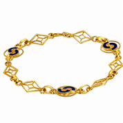 Bracciale - 18 carati Oro giallo - Made in Italy - Handmade
