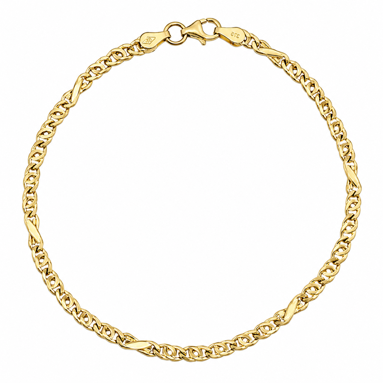 Bracciale - 18 carati Oro giallo - Handmade - Made in Italy