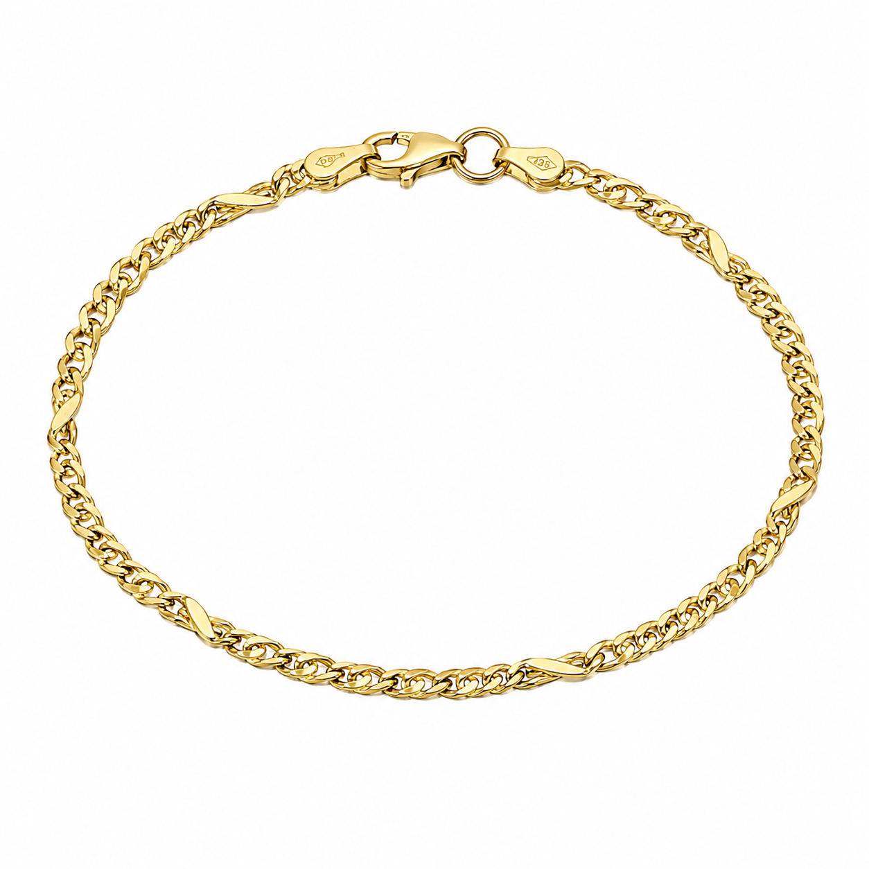 Bracciale - 18 carati Oro giallo - Handmade - Made in Italy