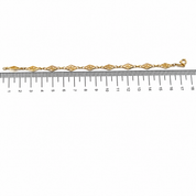 Bracciale - 18 carati Oro giallo - Handmade - Made in Italy
