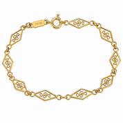 Bracciale - 18 carati Oro giallo - Handmade - Made in Italy