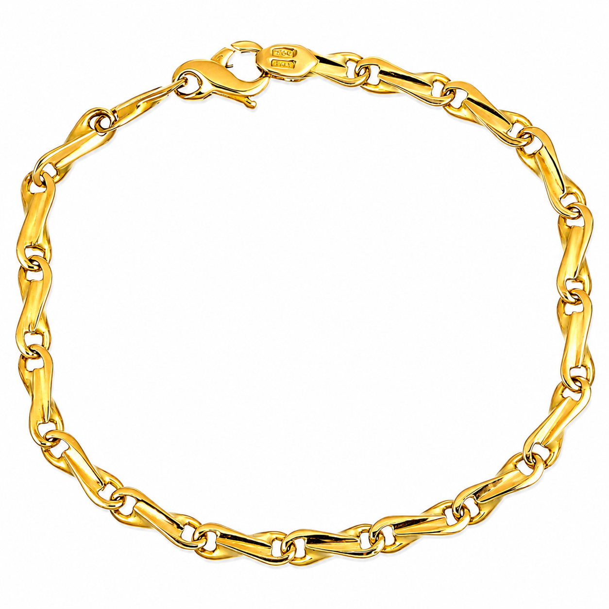 Bracciale - 18 carati Oro giallo - Handmade - Made in Italy