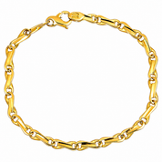 Bracciale - 18 carati Oro giallo - Handmade - Made in Italy