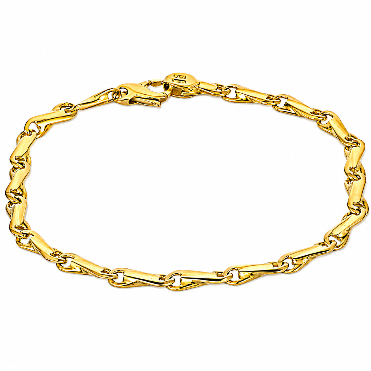 Bracciale - 18 carati Oro giallo - Handmade - Made in Italy