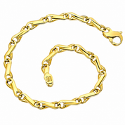 Bracciale - 18 carati Oro giallo - Handmade - Made in Italy