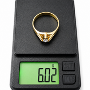 Anello - 18 carati Oro giallo - 0.22ct. tw. Diamante (Naturale) - Made in Italy - Handmade