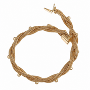 Bracciale - 18 carati Oro giallo - Handmade - Made in Italy