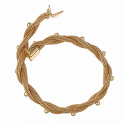 Bracciale - 18 carati Oro giallo - Handmade - Made in Italy