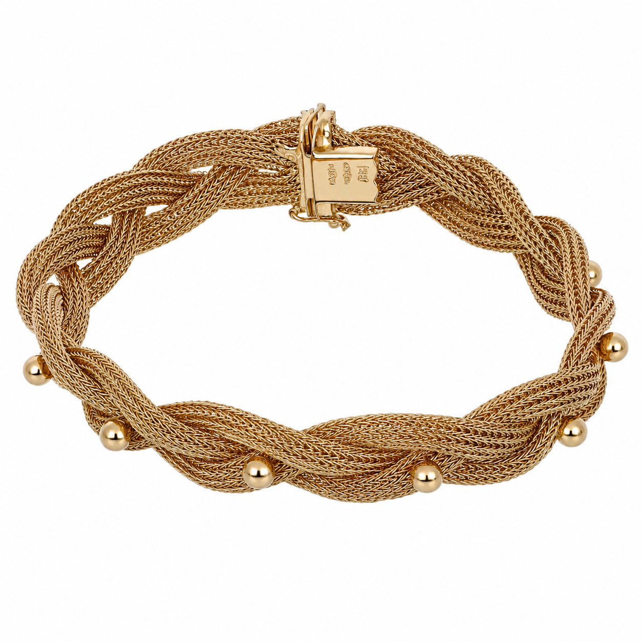 Bracciale - 18 carati Oro giallo - Handmade - Made in Italy