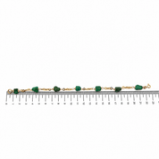 Bracciale - 18 carati Oro giallo - 13.00ct. tw. Turchese - Handmade - Made in Italy