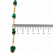 Bracciale - 18 carati Oro giallo - 13.00ct. tw. Turchese - Handmade - Made in Italy