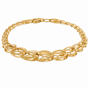 Bracciale - 14 carati Oro giallo - Handmade - Made in Italy